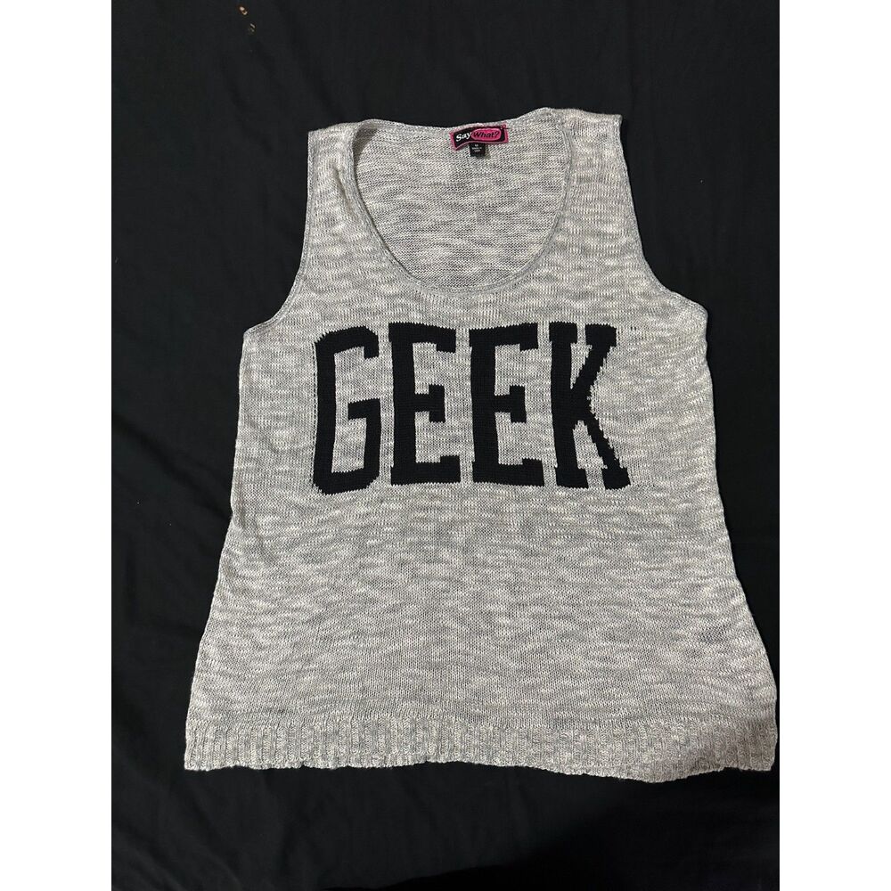 Geek on Woman's Tank Top